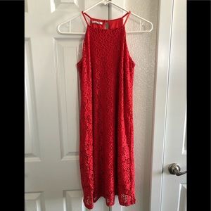 Red Lace Dress